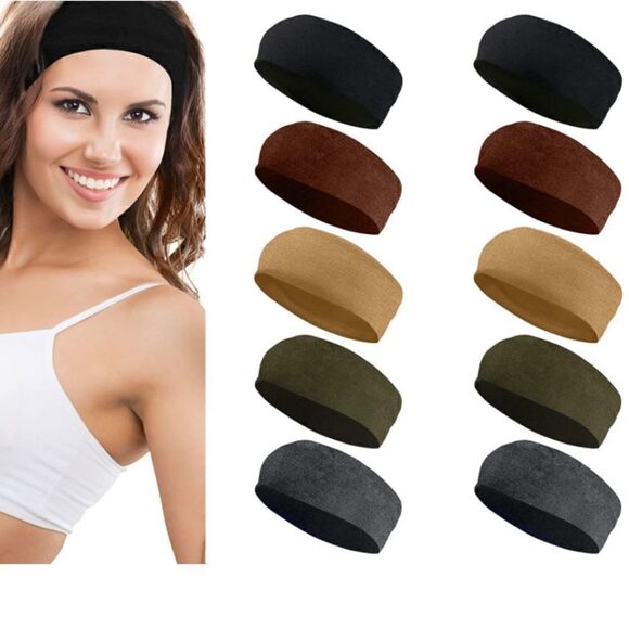 10 pc Headband Set Multi Color main image 5
